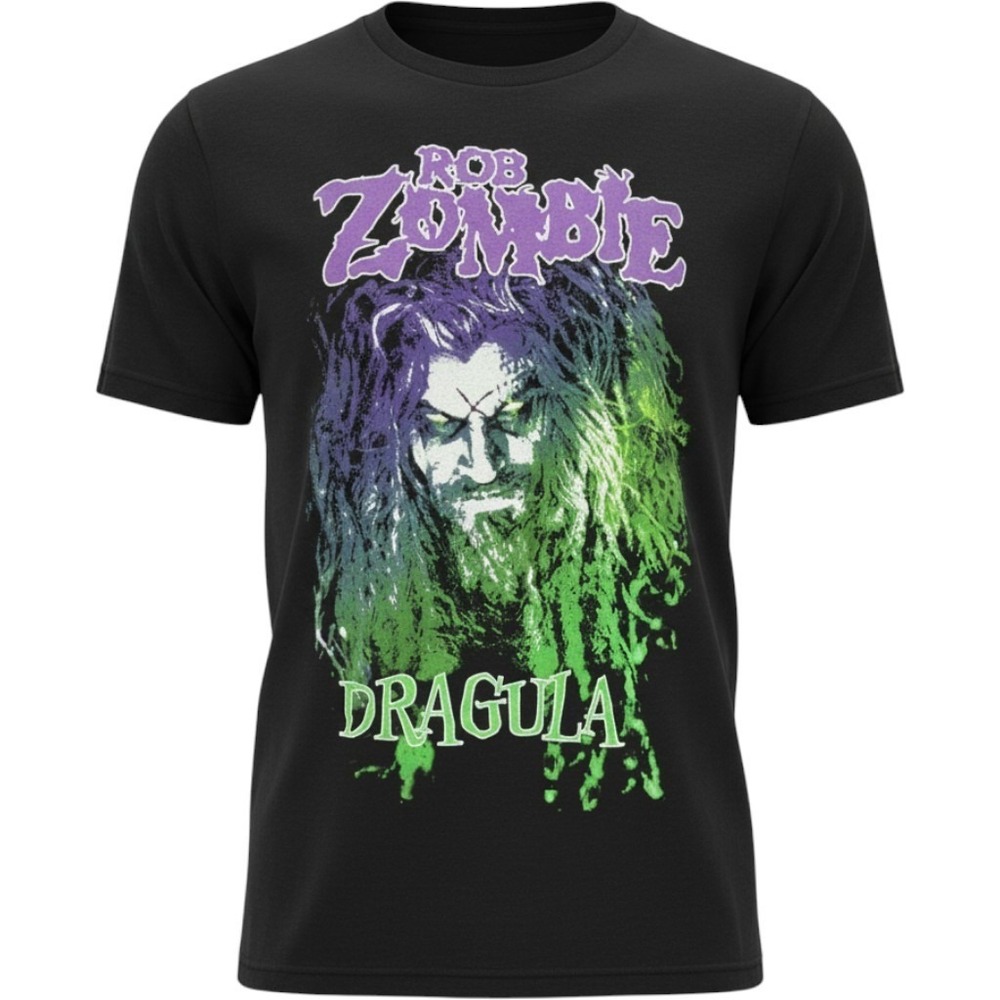Rob Zombie Dragula T-Shirt Size Large Official Merch Black Graphic Tee